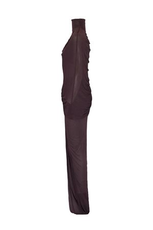 Long brown viscose dress FRANCESCO MURANO | 556T06500